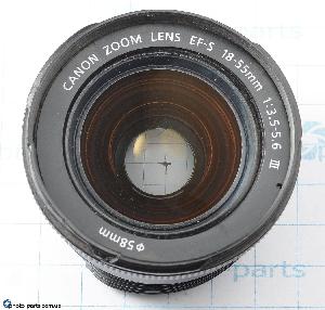 Линза передняя для объектива Canon 18-55mm (III), в сборе с баррелем, б/у